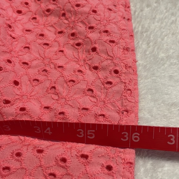 Time & Tru Pink Eyelet Ruffle Dress - Picture 9 of 11